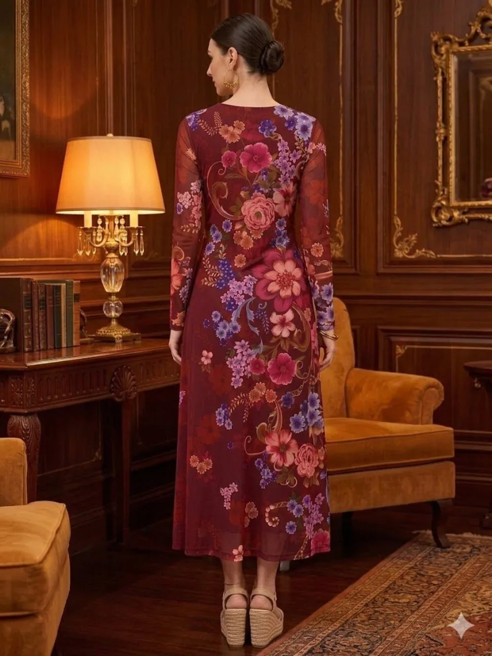 Johnny Was Long Sleeve Dress NWT size Medium - Picture 2 of 2